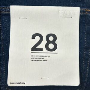 Re/Done | Jeans | Nwt Redone 7s Highrise Skinny Boot Jean In Rigid Like ...